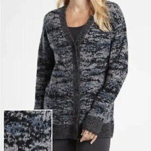 ATHLETA Westlake Textured Cardigan Sweater - Fog Camo Cool